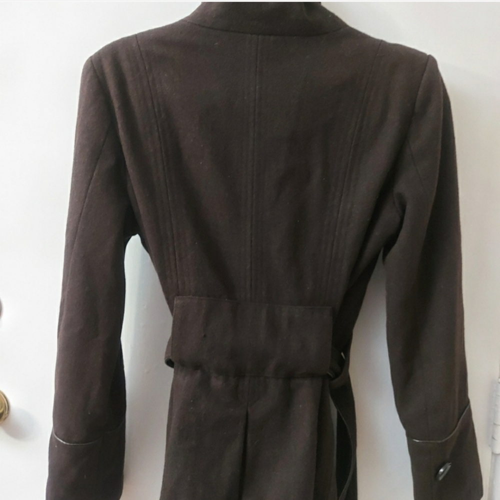 Zara Basic Short Trench Coat Metal Hardware - Picture 2 of 7